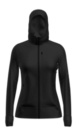 Vest Icebreaker Women Merino 260 Quantum IV LS Zip Hoody Black