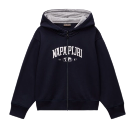 Vest Napapijri Kids B-Inot Full Zip Hoodie Blu Marine