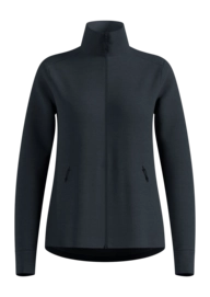 Vest Odlo Women Grid Fleece Black Melange Regular Fit