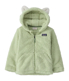 Vest Patagonia Baby Furry Friends Hoody Lichen Green