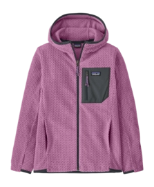 Vest Patagonia Kids R1 Air Full-Zip Hoody Brisk Purple