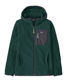 Vest Patagonia Kids R1 Air Full-Zip Hoody Cascade Green