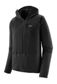 Vest Patagonia Men R1 P/O Hoody Black