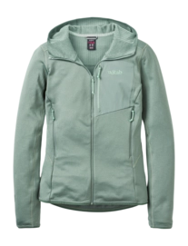 Vest Rab Women Ascendor Hoody Dark Fig Green