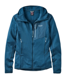 Vest Rab Women Ascendor Hoody Tempest Blue