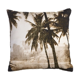 Sierkussen KAAT Amsterdam Vintage Beach Black (40 x 40 cm)