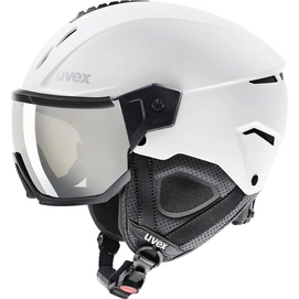 Ski Helmet Uvex Instinct Visor White Black Matt