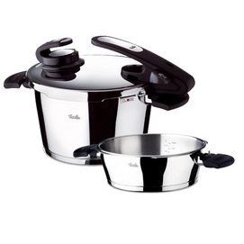 Set Autocuiseurs Fissler Vitavit Edition 8 L et 4 L