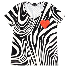 T-Shirt SNURK Femme Zebra Love-L