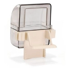 Voer - en drinkbak Beeztees Parkiet Beige (2 stuks)