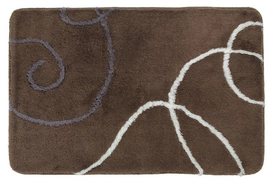 Tapis de Bain Sealskin Volute Brun