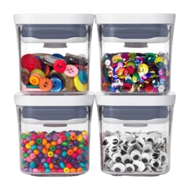 Voorraadbus OXO Good Grips POP Mini Vierkant (Set van 4)