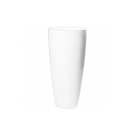 Bloempot Pottery Pots Essential Dax L Glossy White 37 x 80 cm