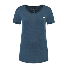 T-Shirt Blue Loop Denimcel Fishshark Women Dress Blue-L