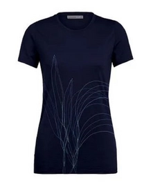 T-Shirt Icebreaker Women Spector SS Crewe TBC Midnight Navy