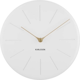 Klok Karlsson Sole Station Polyresin Matt White 25 cm