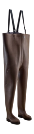 Waadpak Le Chameau Men Mer Renforcé Waders Marron