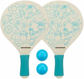 Raquettes de Plage Waimea Paradise Bleu