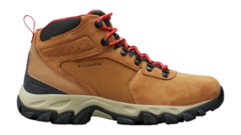 Wandelschoen Columbia Men Newton Ridge Plus II Suede WP Elk Mountain Red Omni-Tech