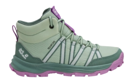 Wandelschoen Jack Wolfskin Kids Wild Hike Texapore Mid Green Zinnia