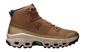 Wandelschoen On Running Women Cloudrock Mid WP Sphinx Sand