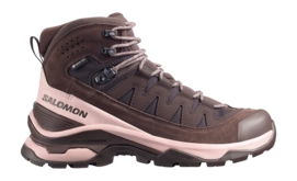 Wandelschoen Salomon Women Quest Echo GTX Black Coffee / Shadow Gray / Black GORE-TEX