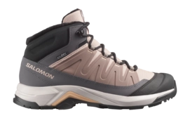 Wandelschoen Salomon Women X-Adventure Coldrush WP Etherea / Iron / Mahogany Rose