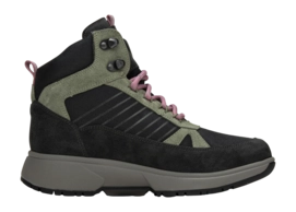 Wandelschoen Xsensible Women Oulu Stretchwalker Dark Grey Combi