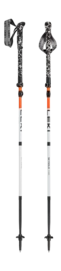 Wandelstok Leki Skysolo FX Carbon Neon Orange/White/Black - 120 / 140 cm