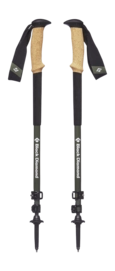 Wandelstokken Black Diamond Dames en Heren Alpine Carbon Cork Tundra Trek Poles (100 - 130 cm) 486 gram
