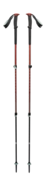 Wandelstokken Black Diamond Dames en Heren Trail Iron Red Trekking Poles (100 - 140 cm) 480 gram