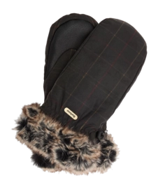 Fäustlinge Barbour Damen Tartan Gewachst Dark Classic Tartan