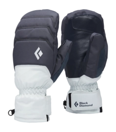 Want Black Diamond Women Mission MX Mitts Charcoal/Belay Blue GORE-TEX