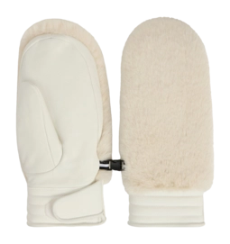 Want Fusalp Unisex Fake fur Desert/Neige Mitten PrimaLoft