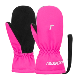 Want Reusch Kids Aki Mitten Pink Glo Softshell