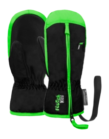 Want Reusch Kids Ben Mitten Black / Neon Green R-LOFT