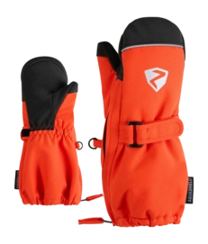 Want Ziener Kids Lanupo Z AS Mitten Mini Orangered AQUASHIELD