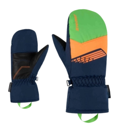 Want Ziener Kids Lavivo Z AS Mitten Dark Navy Pale Green Junior ZIENER AQUASHIELD