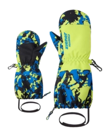 Want Ziener Kids Levi Z AS Mini Camo Persian Blue AQUASHIELD