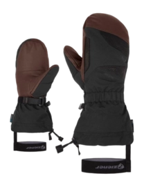 Want Ziener Men Gaikus Z AS AW Mitten Black Dark Brown AQUASHIELD