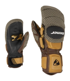 Want Ziener Men Gatoro Z PR Mitten Dark Brown PrimaLoft Gold