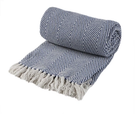 Plaid  At Home by Beddinghouse Warm Dusk Blue