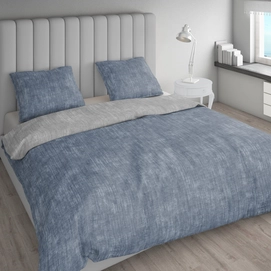 Dekbedovertrek Ambianzz Washcotton Blue Grey Katoen