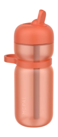 Waterfles Mepal Flip Sport Peach Orange 600 ml