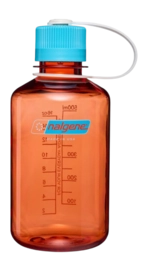 Waterfles Nalgene Narrow-Mouth Flame Blue Atoll 500 ml
