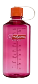 Waterfles Nalgene Narrow-Mouth Fuchsia Purple Flame 1 L