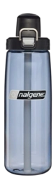 Waterfles Nalgene Straw Bottle Grey / Black Cap 650 ml