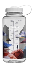 Water Bottle Nalgene Wide Mouth 1000ml Mixed Landscapes