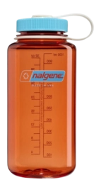 Waterfles Nalgene Wide-Mouth Flame Blue Atoll 1 L