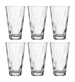 Waterglas Leonardo Twist 300 ml (Set van 6)
